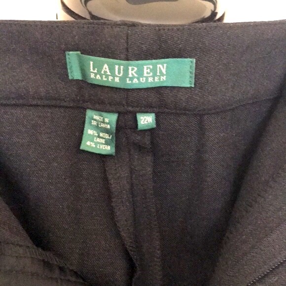 Ralph Lauren Charcoal Grey Slack Size 22 - Picture 5 of 5